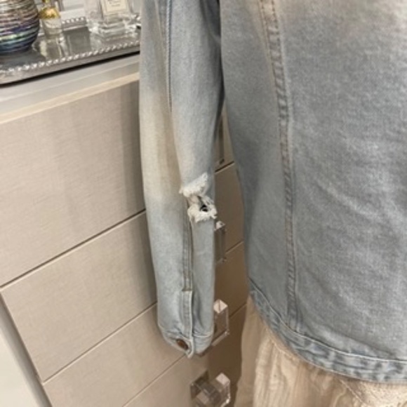 Thread & Supply Distressed Denim Jacket - Picture 5 of 8